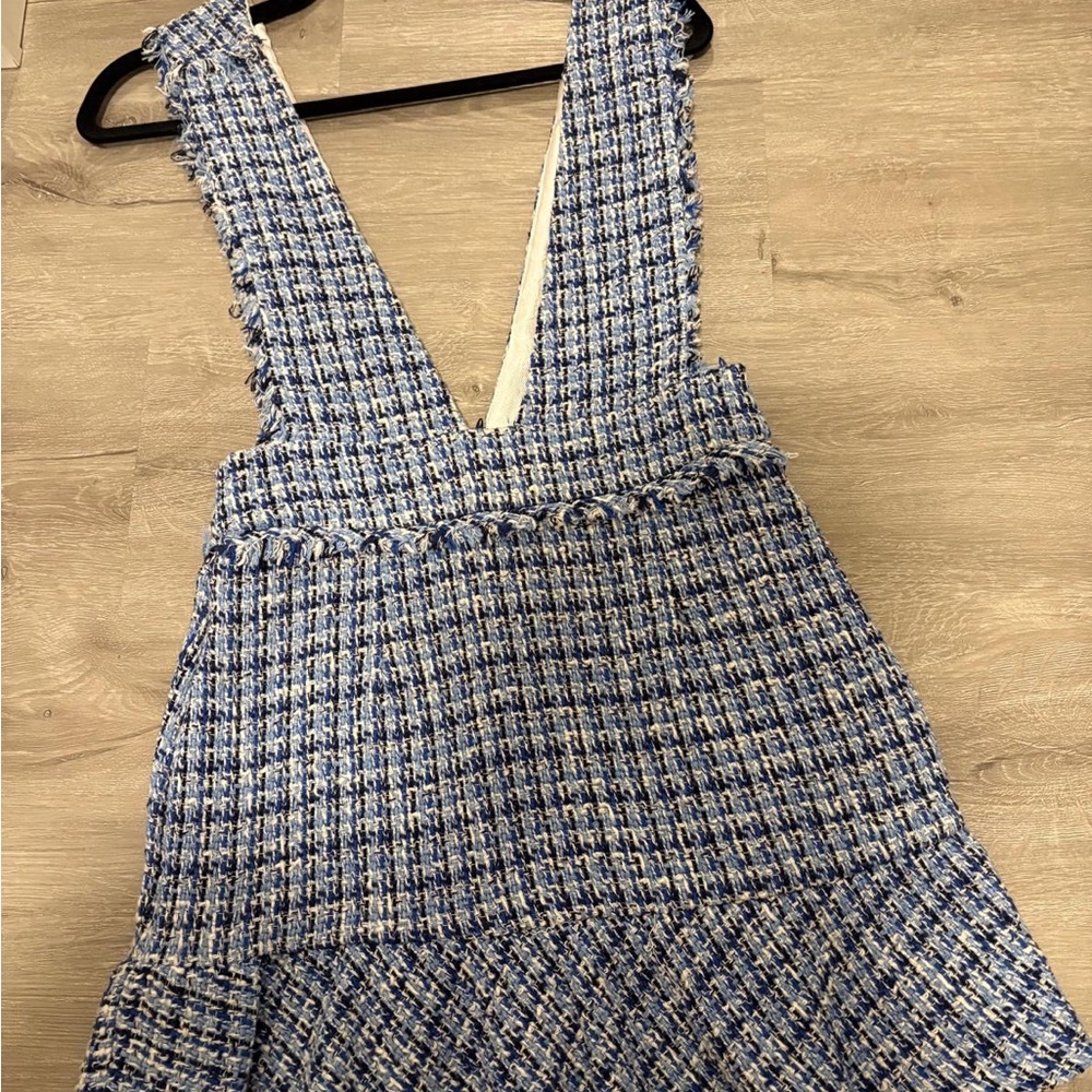 Stylish Blue and White Zara Dress